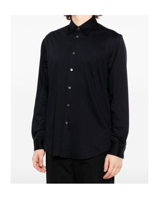 Paul Smith Black Buttoned Shirt for men