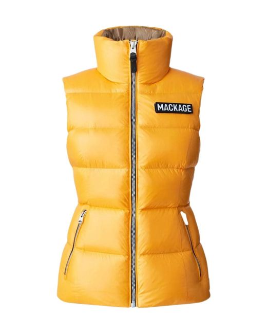 Mackage Yellow Chaya Gilet