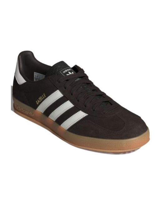 Adidas Black Originals Gazelle Indoor Shoes for men