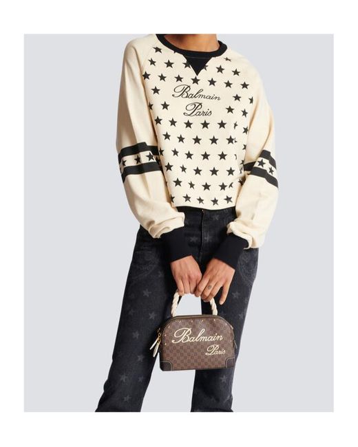 Balmain White Sweatshirts