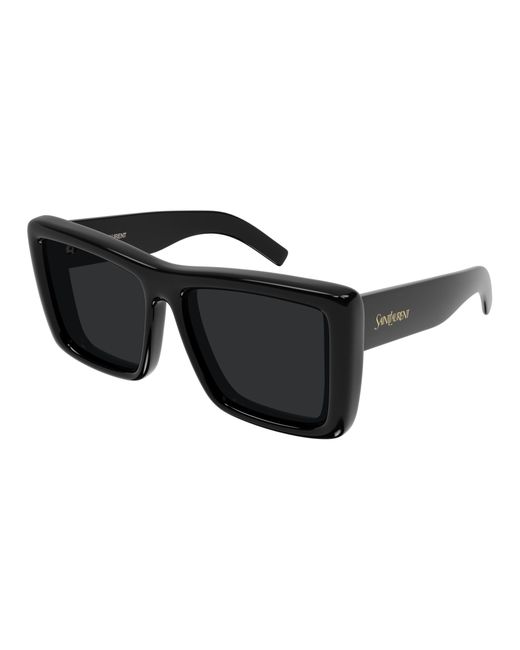 Saint Laurent Black Sl 900 Howl Rectangular Sunglasses