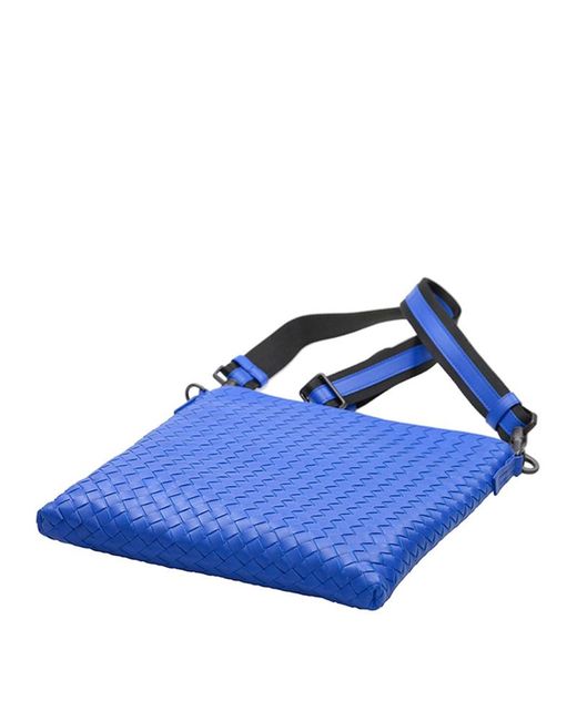 Bottega Veneta Blue Weave Detail Satchel