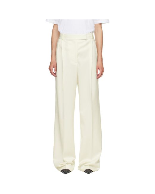 Rohe White Belt Loop Casual Pants