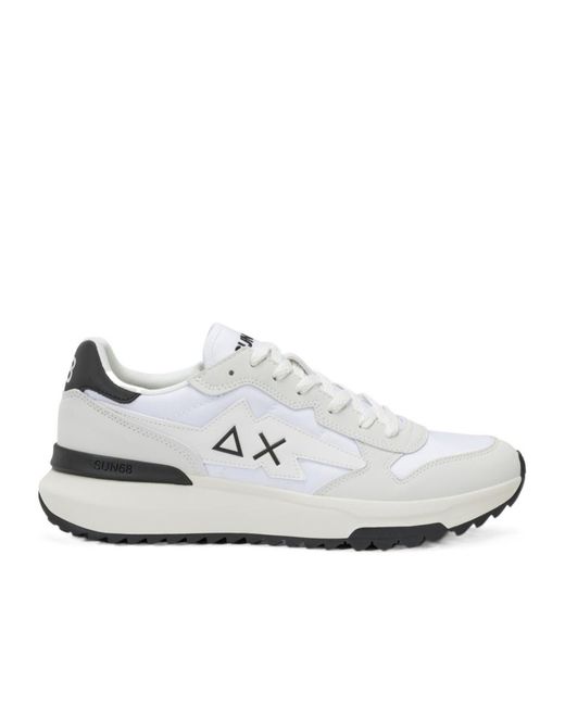 Sun 68 White Niki 2.0 Solid Bianco for men