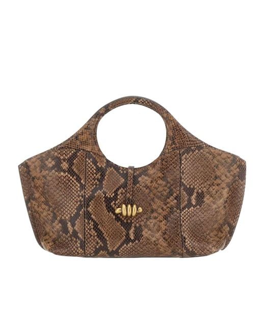 Gianni Chiarini Brown Infinity Shoulder Bag