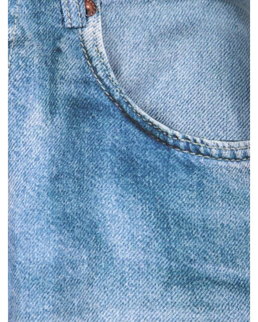 Pierre Louis Mascia Blue Belt Loop Jeans for men