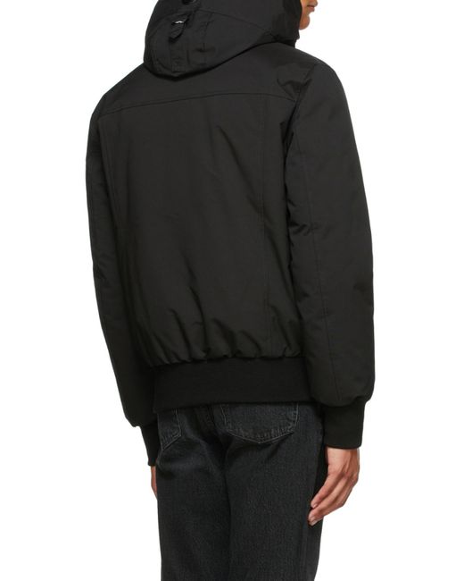 Mackage Black Dixon Hooded Down Jacket for men