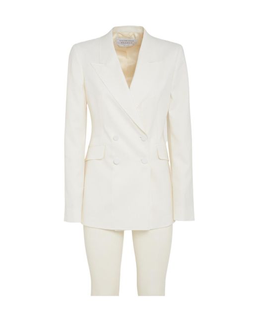 Gabriela Hearst White Double Breasted Jacket