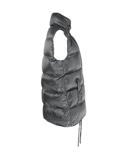 Max Mara Gray High-Neck Quilted Gilet