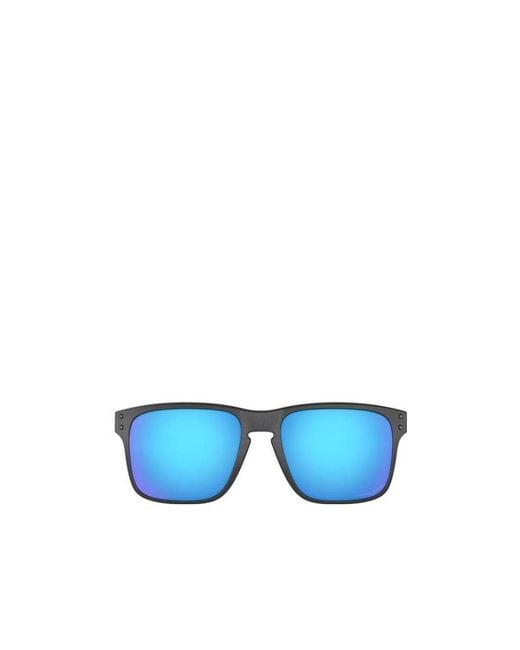 Oakley Blue Logo Rectangular Frame Sunglasses for men
