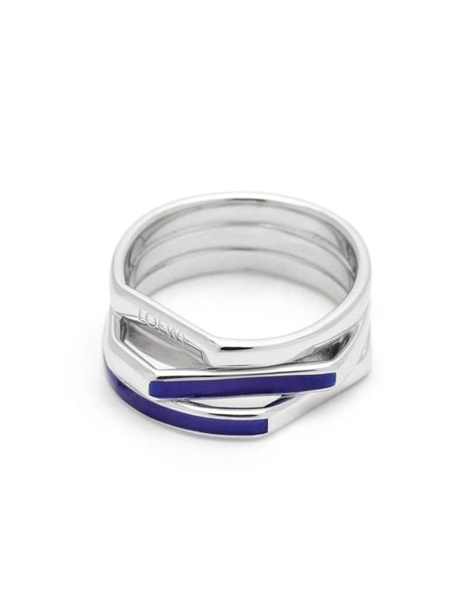 Loewe White Stacked Ring