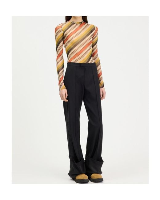 Jean Paul Gaultier Multicolor Long-Sleeved Top