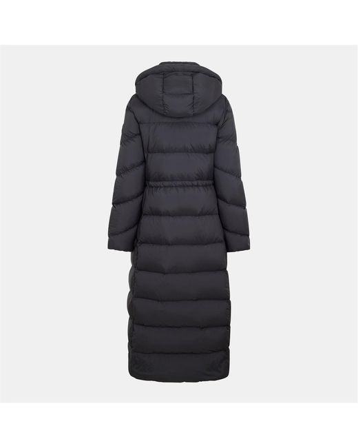 Moose Knuckles Black Long Down Jacket