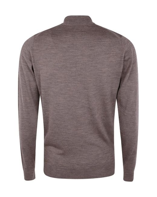 John Smedley Brown Harcourt Sweater for men