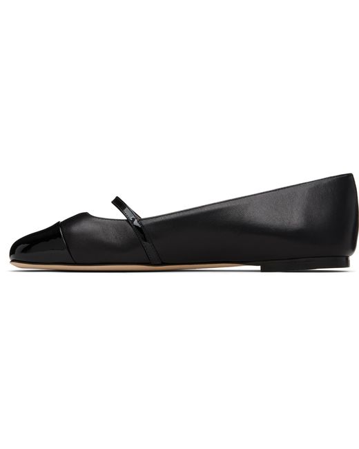 Jimmy Choo Black Elisa Ballet Flats