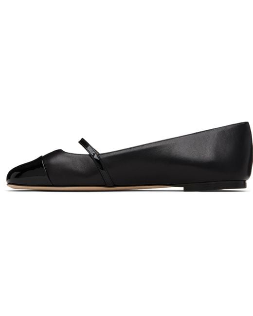 Jimmy Choo Black Elisa Ballet Flats
