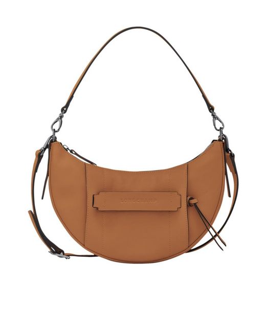 Longchamp Brown Small 3D Cross Body Bag