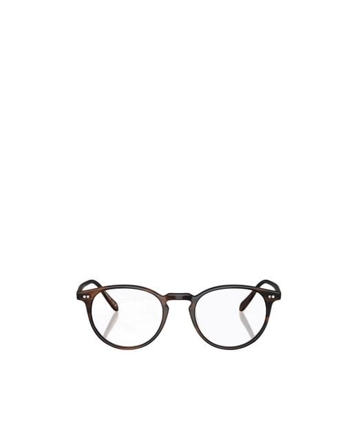 Oliver Peoples White Riley-R Glasses for men
