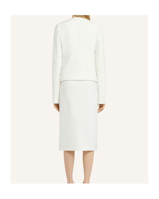 Courreges White Buttoned Tailored Jacket