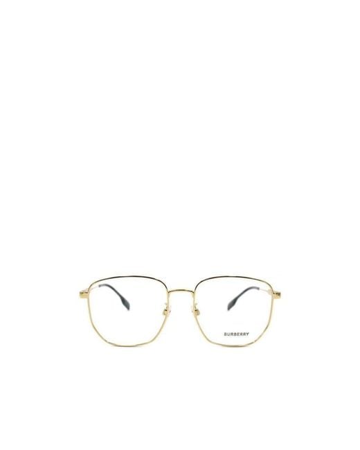 Burberry White B.Stripe Series Flat Lens for men