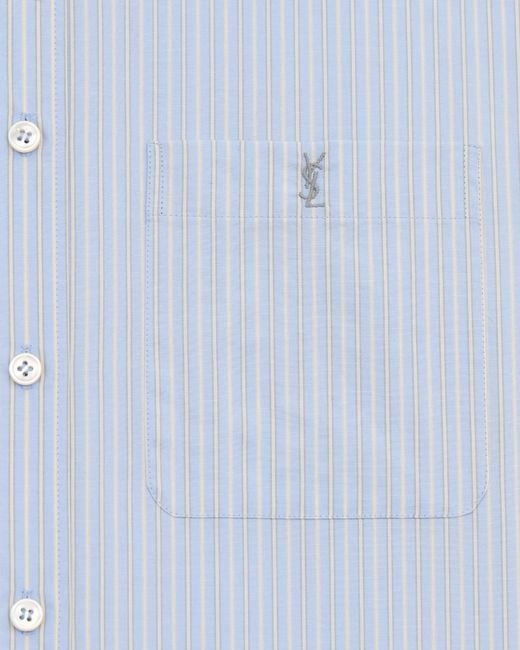 Saint Laurent Blue Shirt Rayee