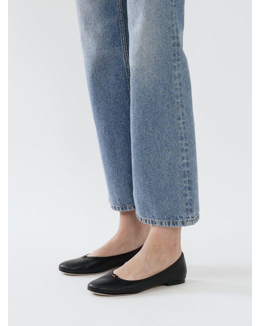 Chloé Black Chloé Marcie Round-Toe Ballet Flats