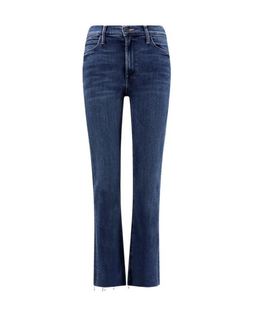 Mother Blue Belt Loop Jeans