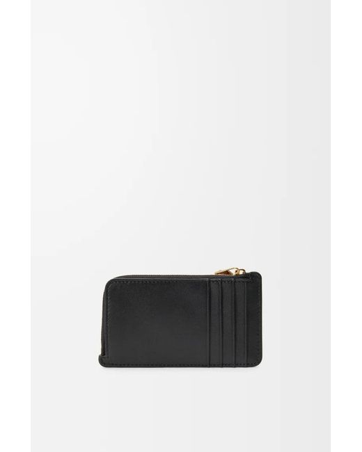 Loewe Black Zip-Around Card Wallet