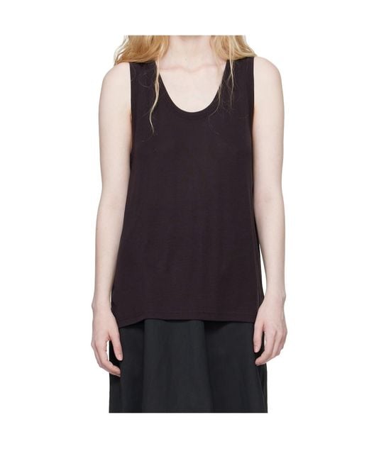 Studio Nicholson Black Crew Neck Vest
