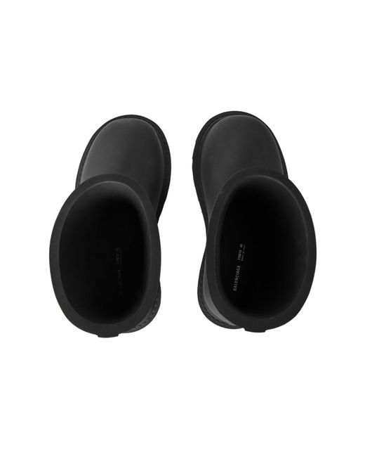 Balenciaga Black Rubber Boots