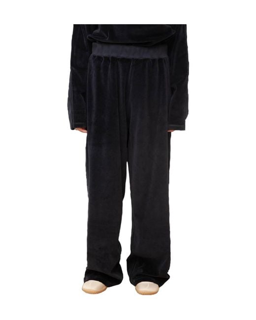 Baserange Black Elastic Waistband Casual Pants