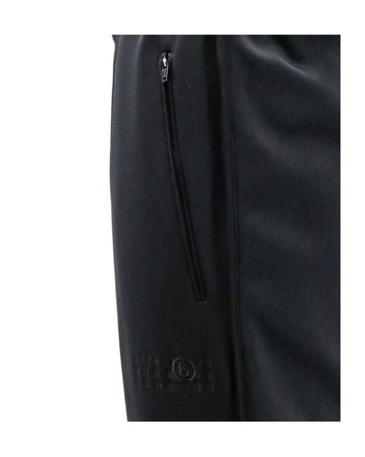 MM6 by Maison Margiela Blue Tapered-Leg Trousers for men