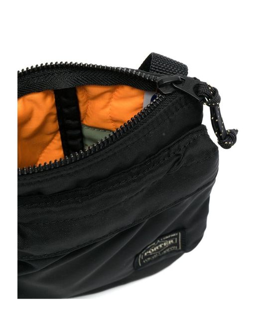 Porter-Yoshida and Co Black Force Small Shoulder Bag for men