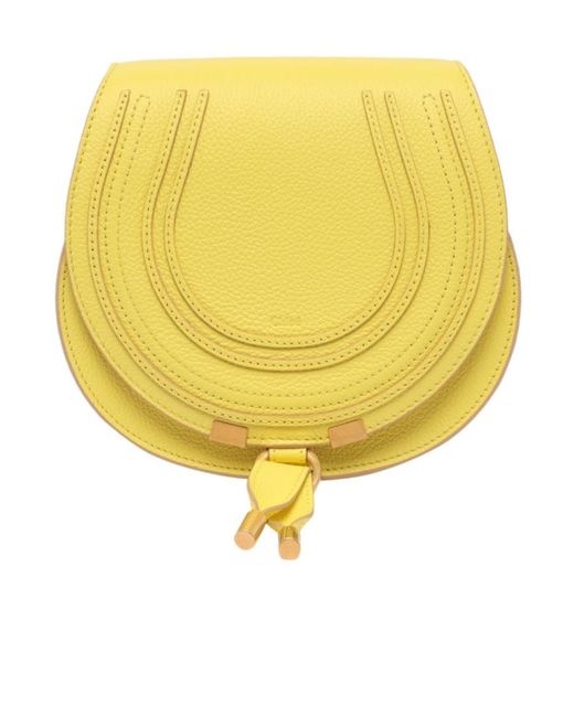 Chloé Natural Small Marcie Crossbody Bag