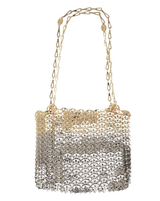 Rabanne White Rabanne 1969 Skyline Chainmail Clutch Bag