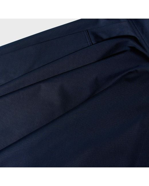Givenchy Blue Solid Color Midi Skirt