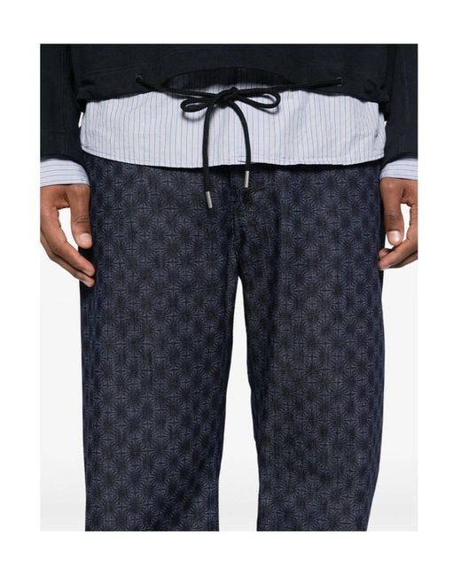 Dries Van Noten Blue Belt Loop Jeans for men