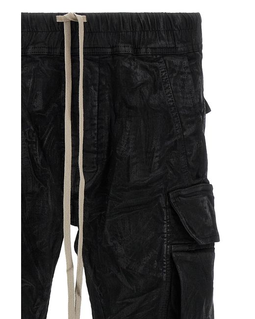 Rick Owens Black Mastodon Cut Pants for men
