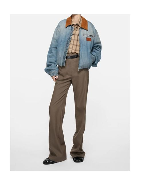 Acne Blue Denim Bomber Jacket
