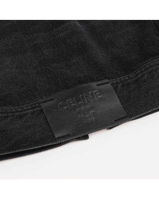 Céline Black Trucker Jacket for men