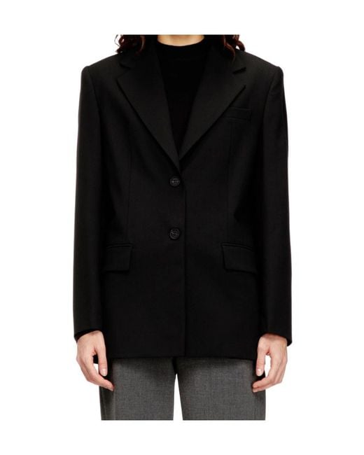 DIESEL Black Single-Breasted Blazer