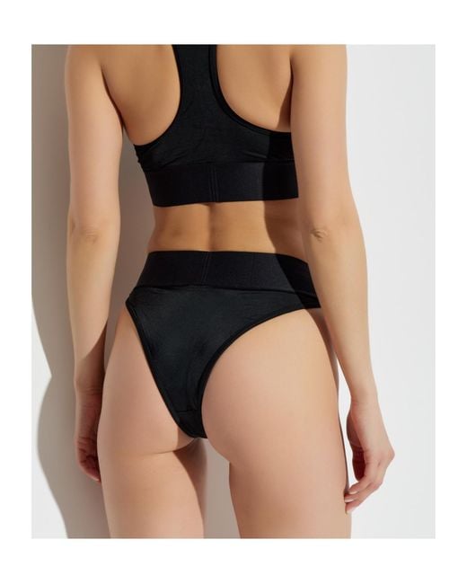 DIESEL Red Lola-D-Pop Cut-Off Logo Bikini Bottoms