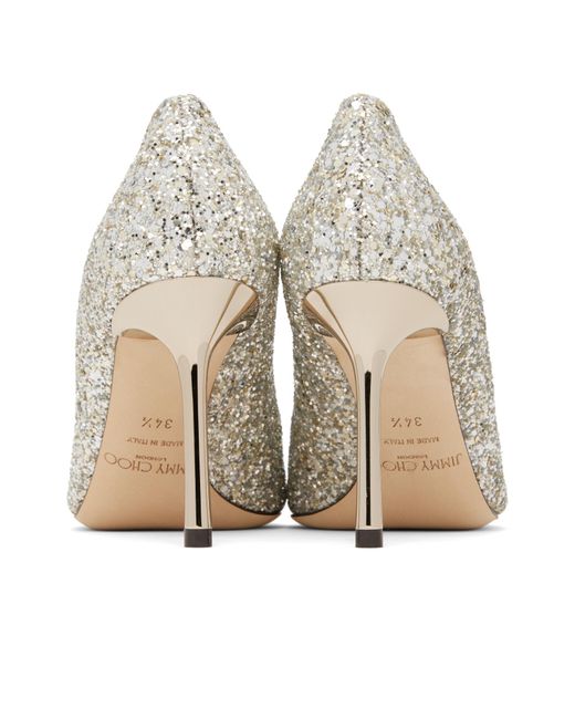 Jimmy Choo White Romy 85 High Heels