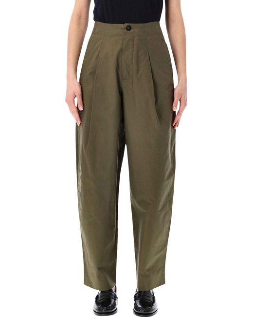 Soeur Green Daley Straight-Leg Pants