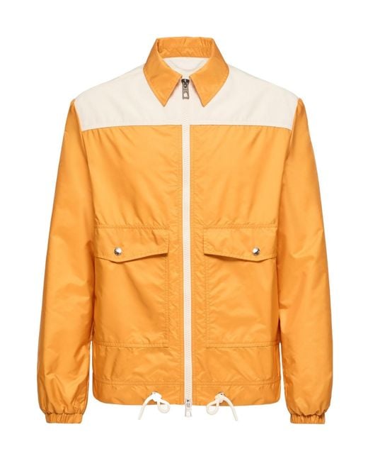 Moncler Orange Dirillo Shirt Jacket for men