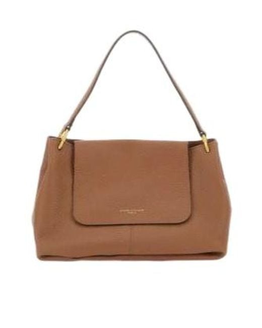 Gianni Chiarini Brown Flap Shoulder Bag