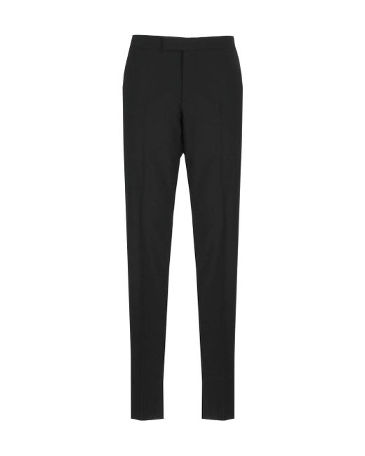 Lardini Black Belt Loops Slacks for men