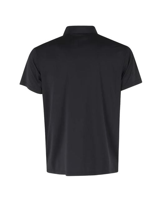 Save The Duck Black Jacob Chest-Pocket Polo Shirt for men