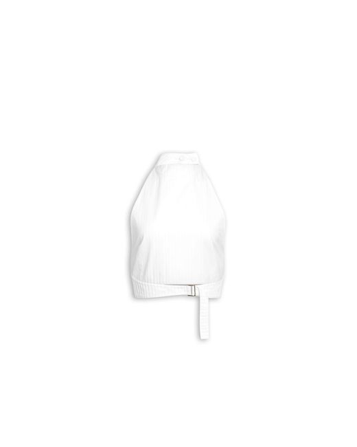 Alaïa White Alaïa Poplin Top