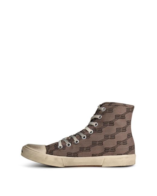 Balenciaga Brown Paris High Tops for men